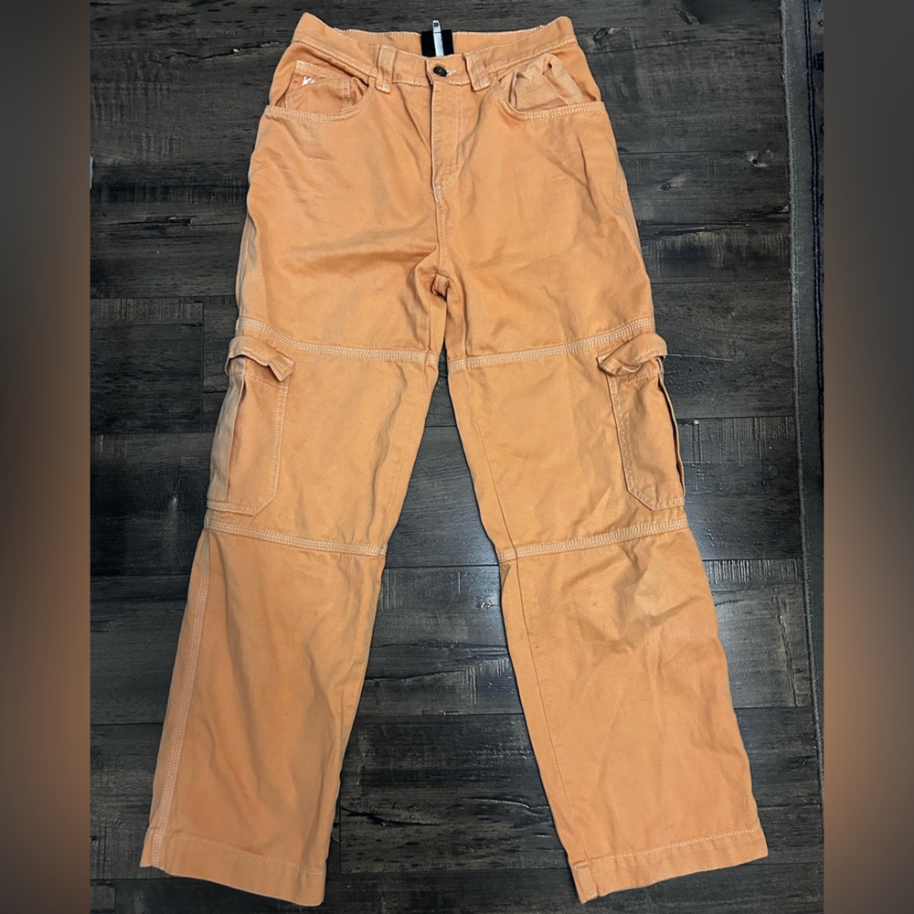 Womans orange Cargo Pants